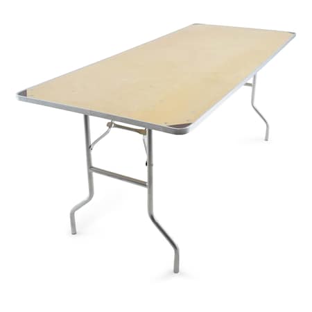 Atlas Commercial Products TitanPRO Heavy Duty Birchwood Folding Banquet Table, 6 ft x 30 HD5-3072